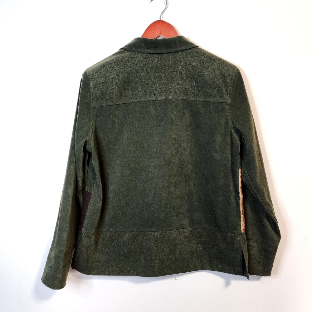 Vintage Notations Asian Patchwork Jacket - image 7